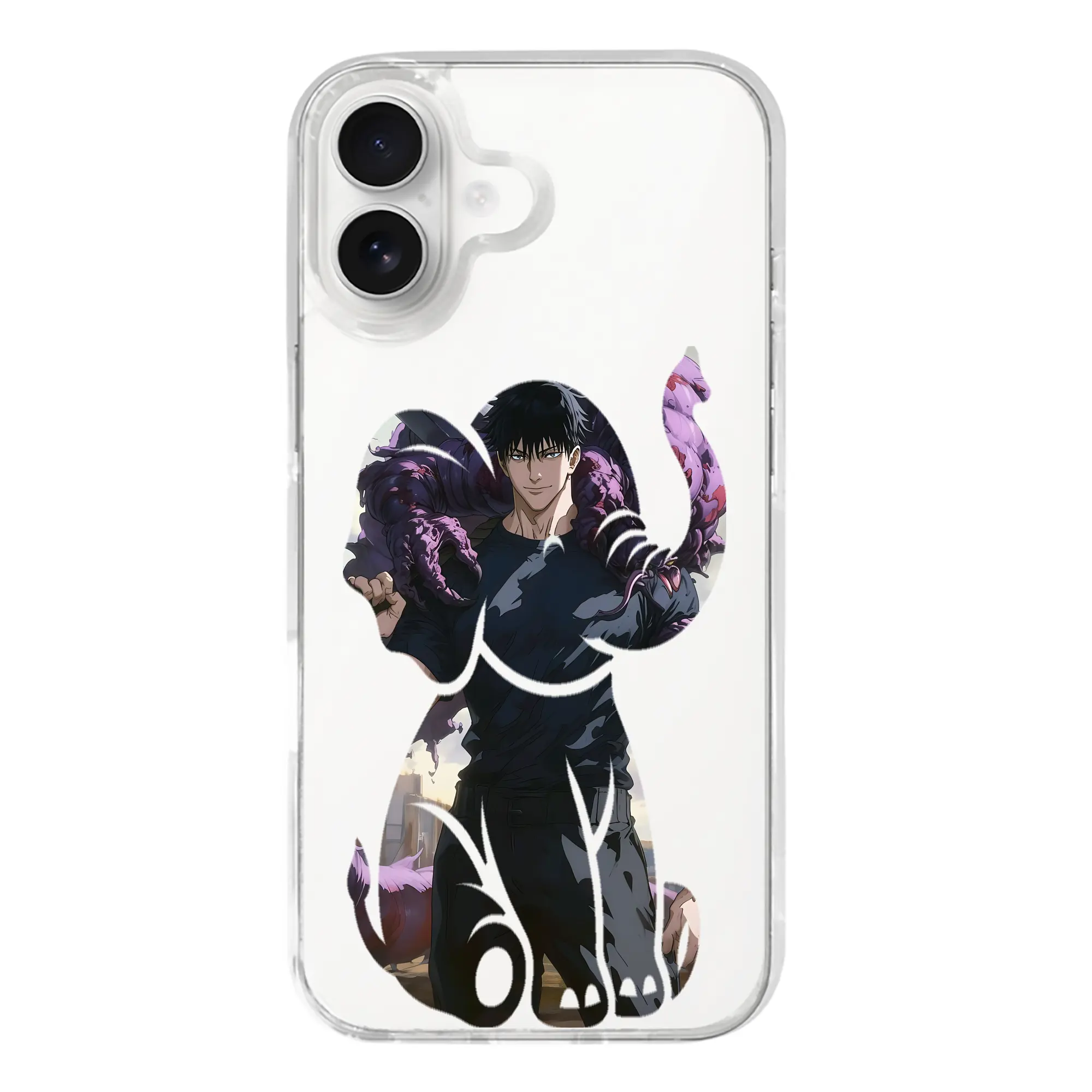 呪術廻戦 グッズ,伏黒 甚爾 - iPhone 17シリーズ 透明スマホケース – 薄型・耐衝撃・精密フィット保護カバー